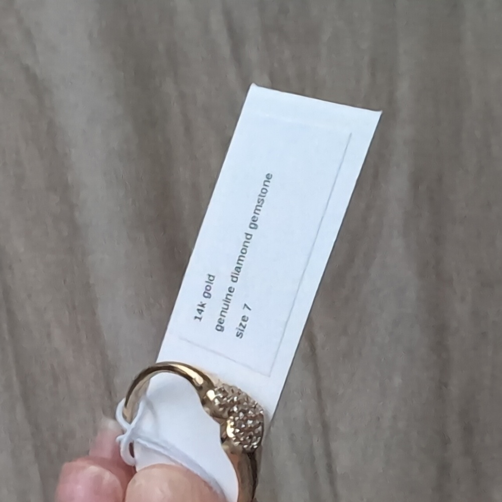 NWT Gorjana Gold Heart Ring - Picture 9 of 16